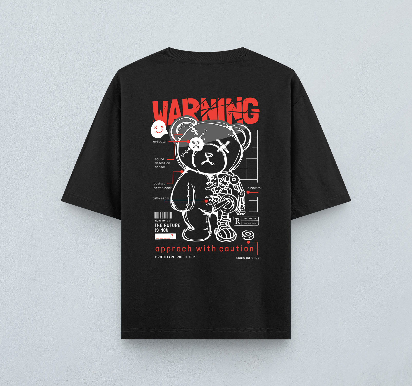 Approach With Caution Oversized T-Shirt