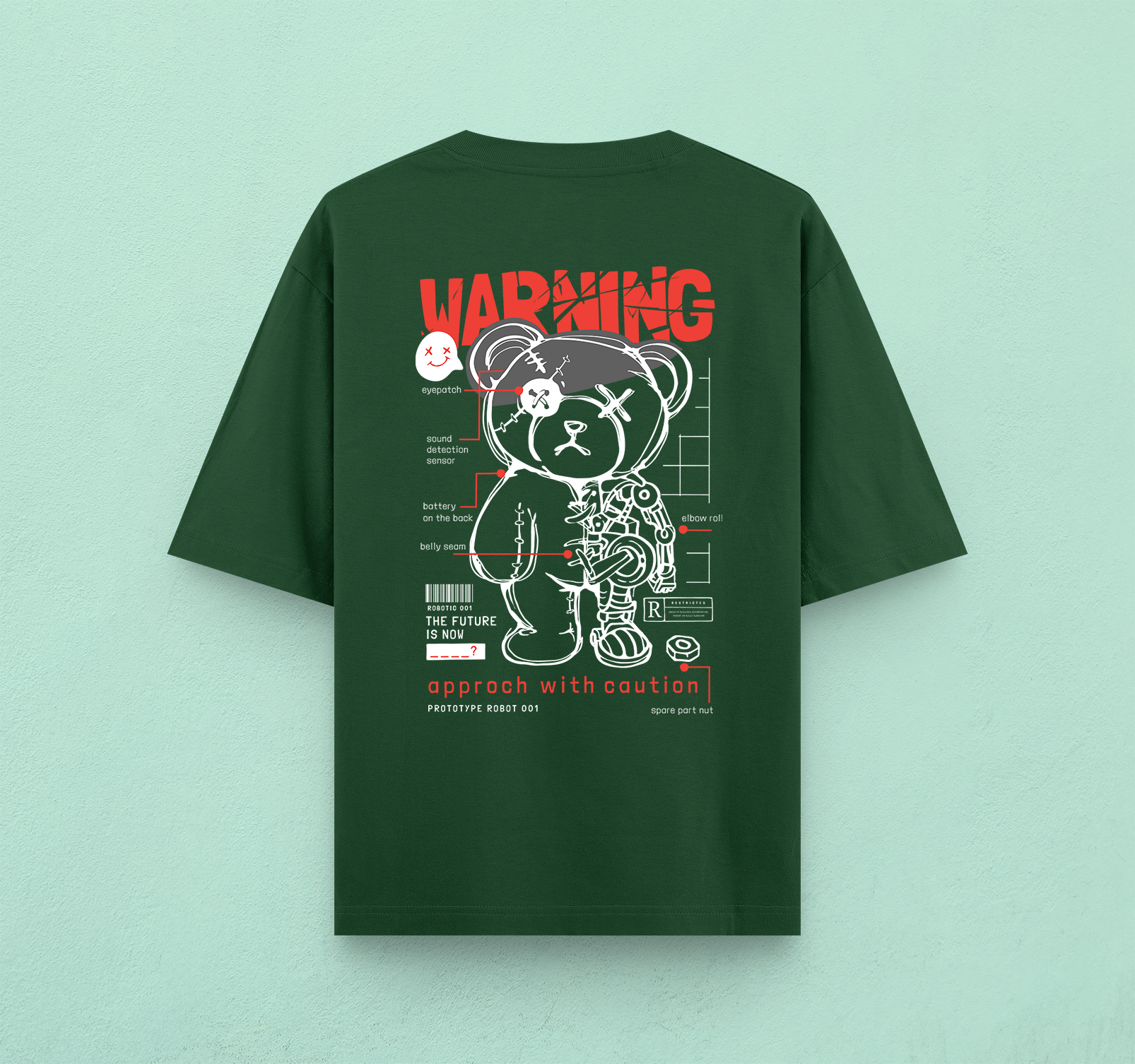 Approach With Caution Oversized T-Shirt