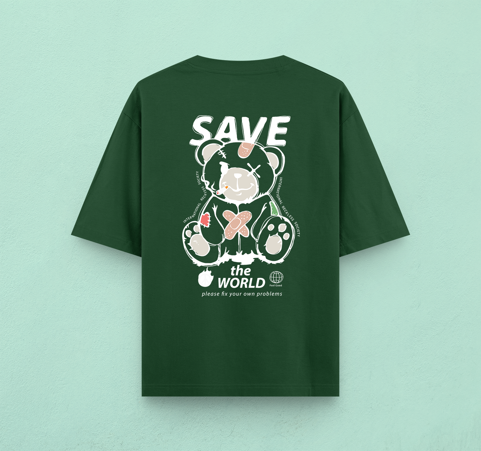 Save The World Oversized T-Shirt