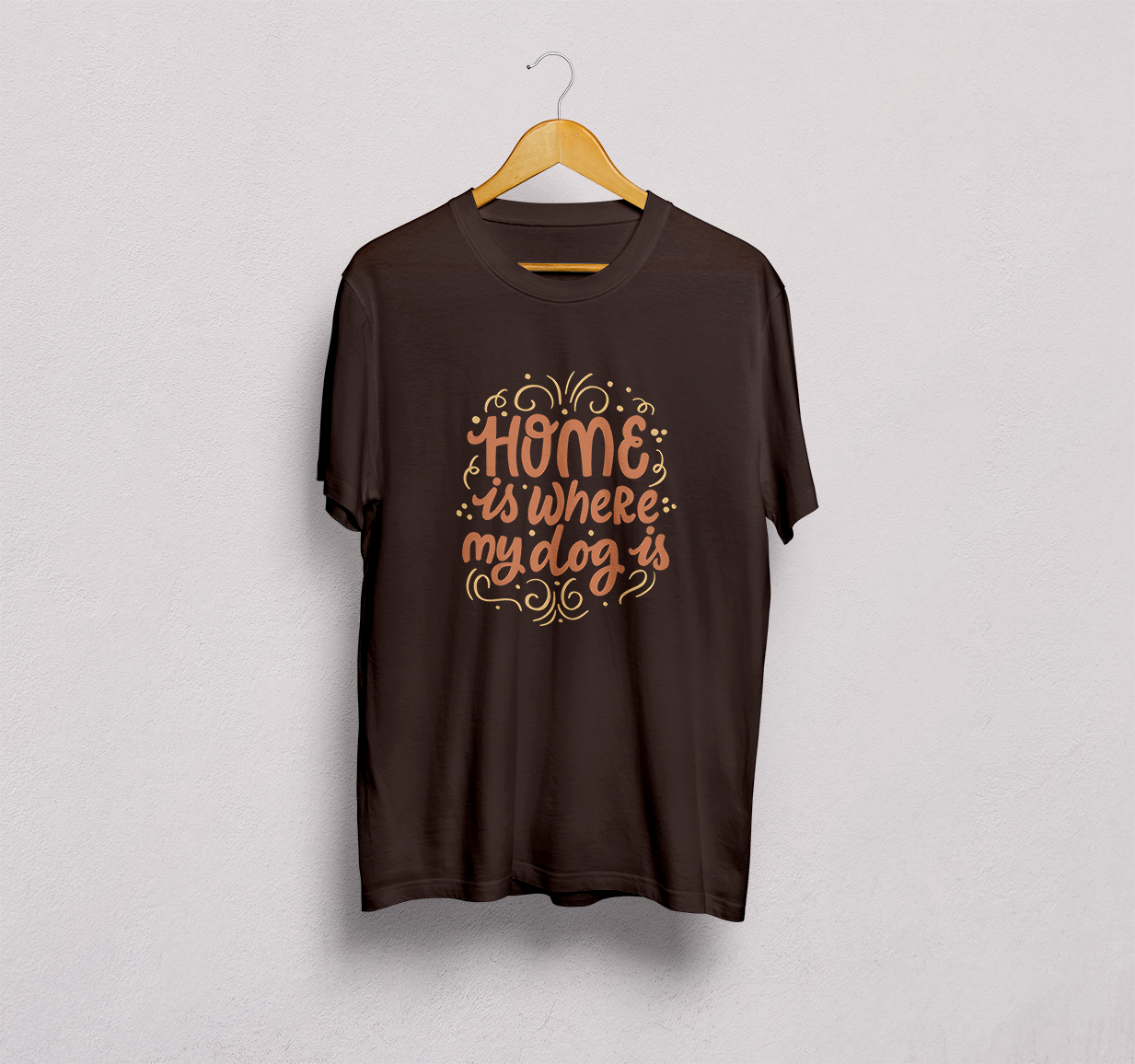 Home Is Where My Dog Is Classic T-Shirt