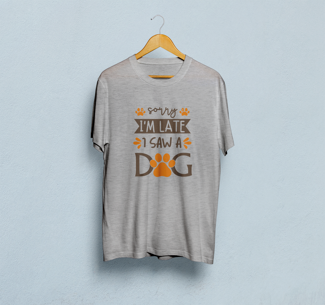 Sorry I'm Late I Saw A Dog Classic T-Shirt