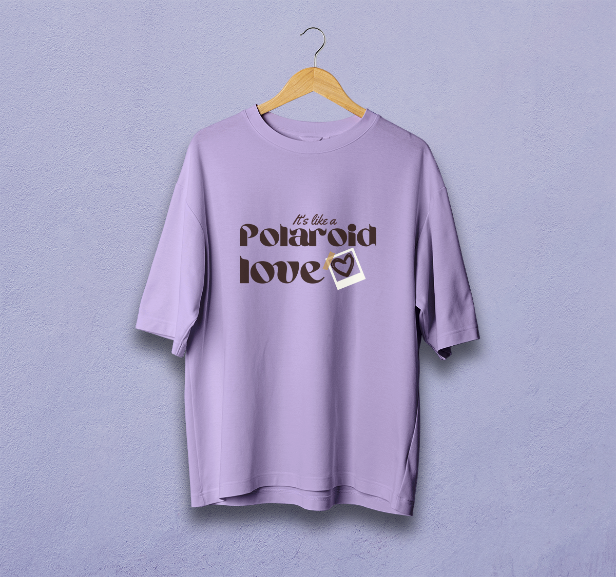 It's Like A Poloroid Love Oversized T-Shirt