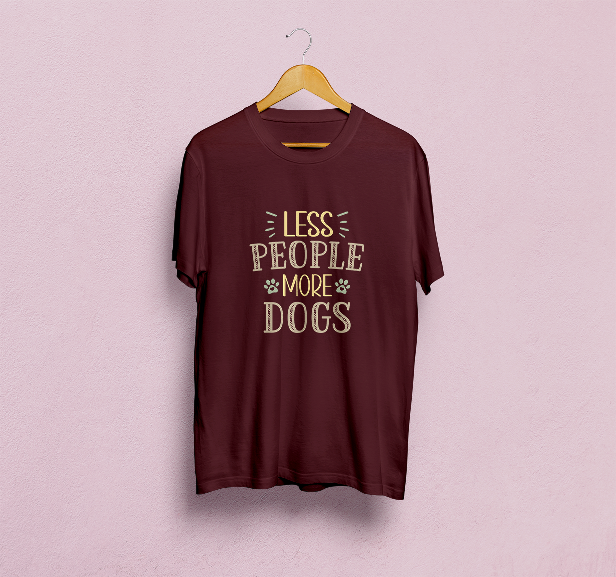 Less People More Dogs Classic T-Shirt