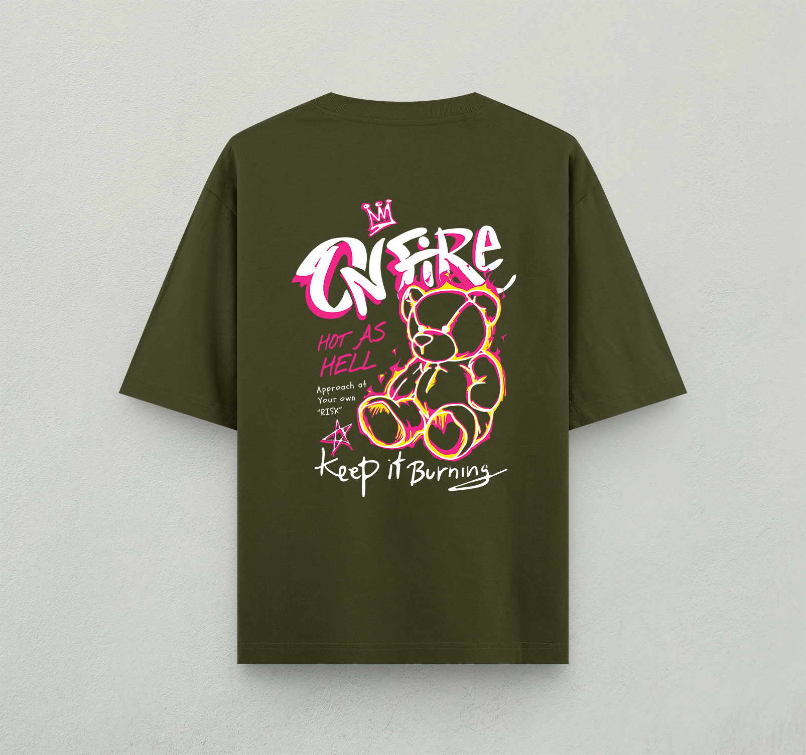 On Fire Oversized T-Shirt