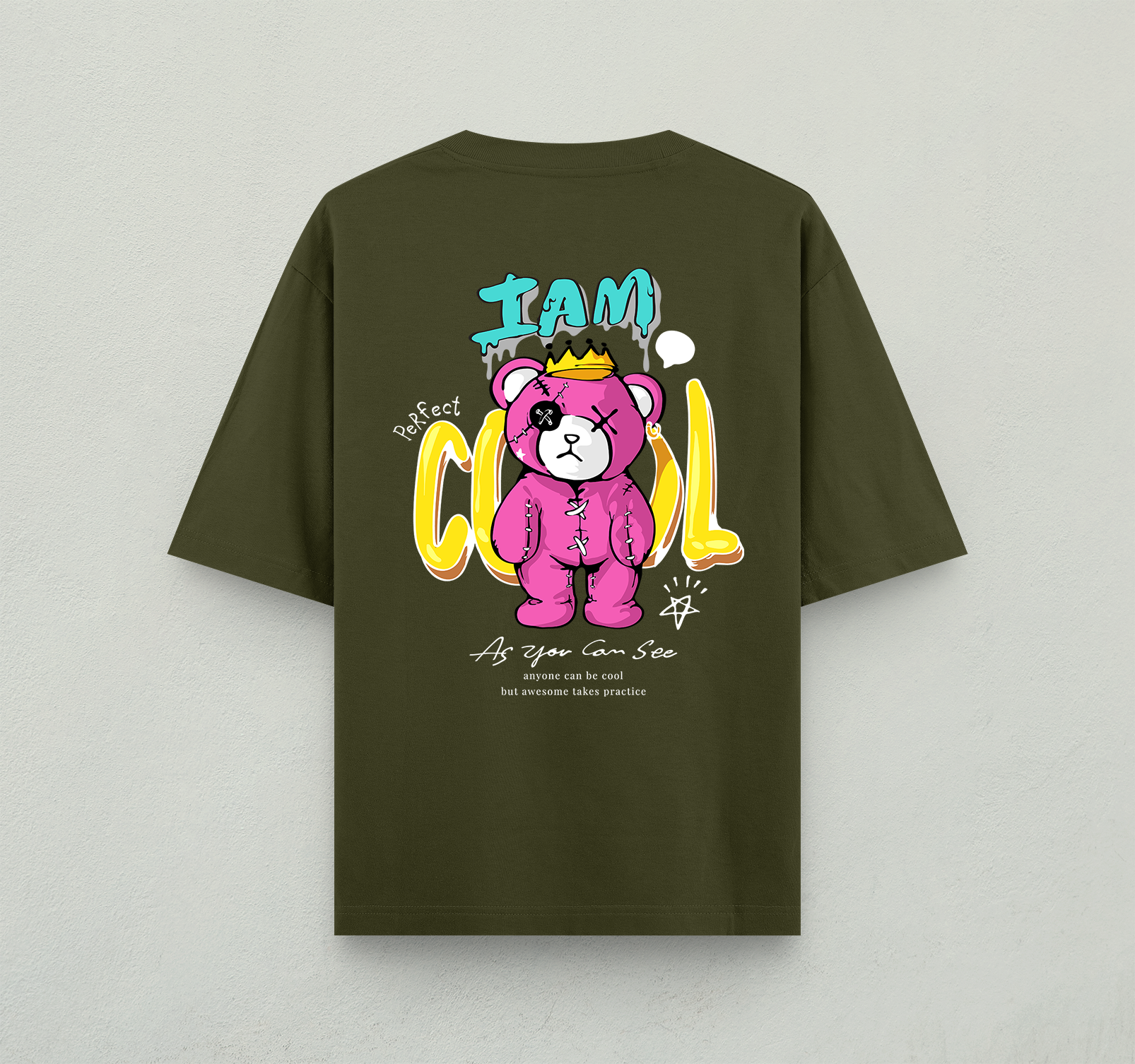 I Am Cool Oversized T-Shirt