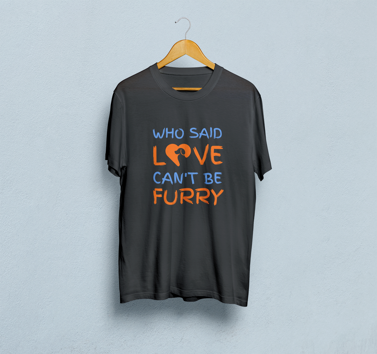 Who Said Love Can't Be Furry Classic T-Shirt