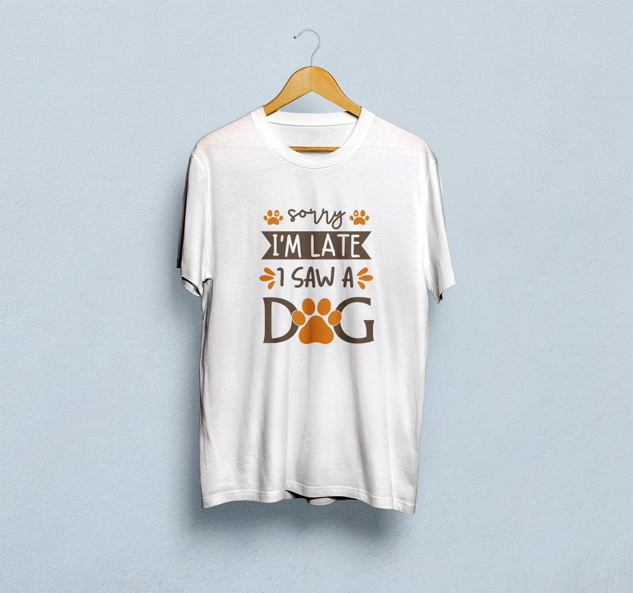 Sorry I'm Late I Saw A Dog Classic T-Shirt