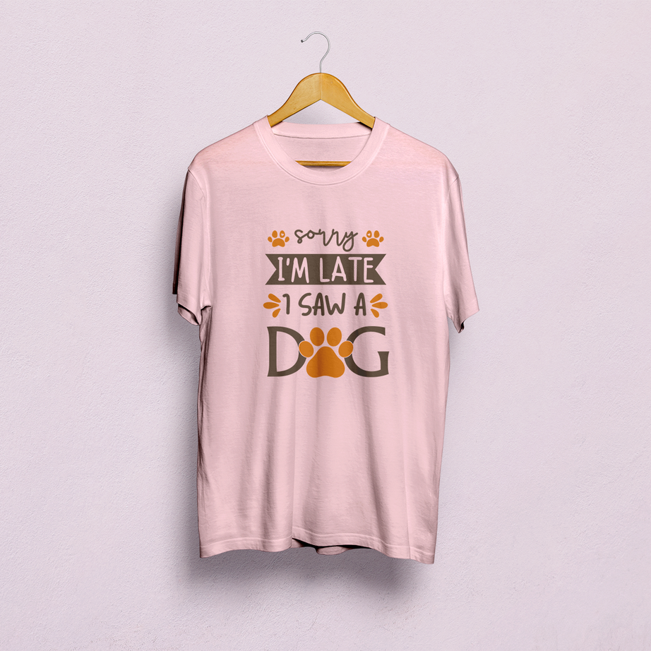 Sorry I'm Late I Saw A Dog Classic T-Shirt
