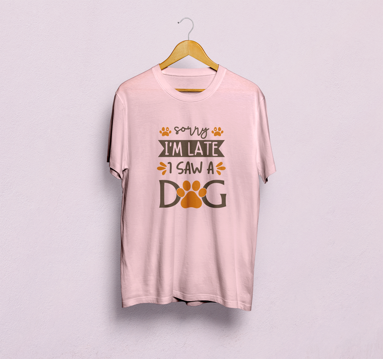 Sorry I'm Late I Saw A Dog Classic T-Shirt