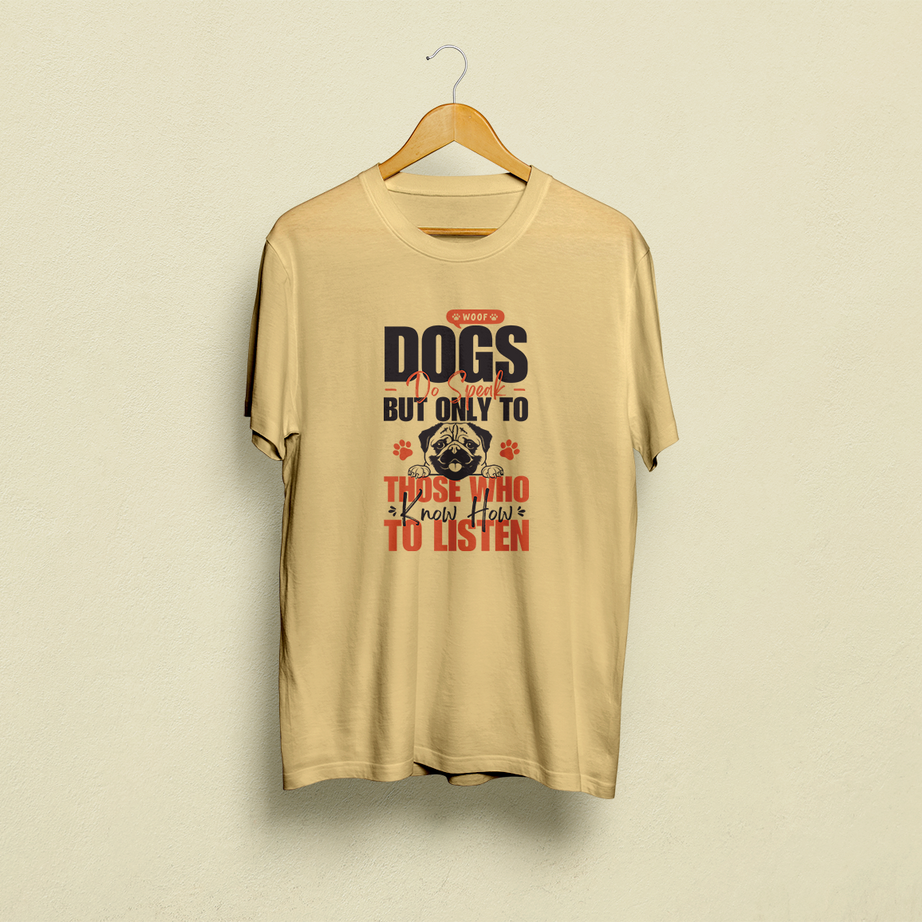 Dogs Do Speak To Those Who Listen Classic T-Shirt