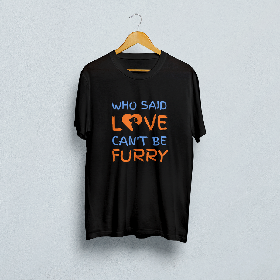 Who Said Love Can't Be Furry Classic T-Shirt
