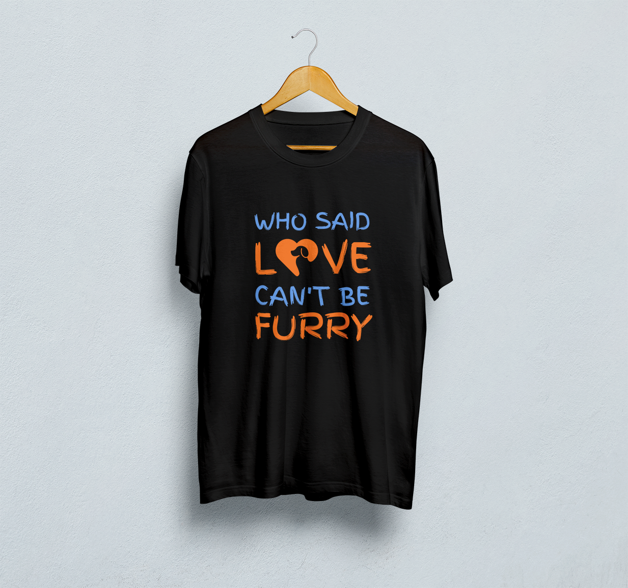Who Said Love Can't Be Furry Classic T-Shirt