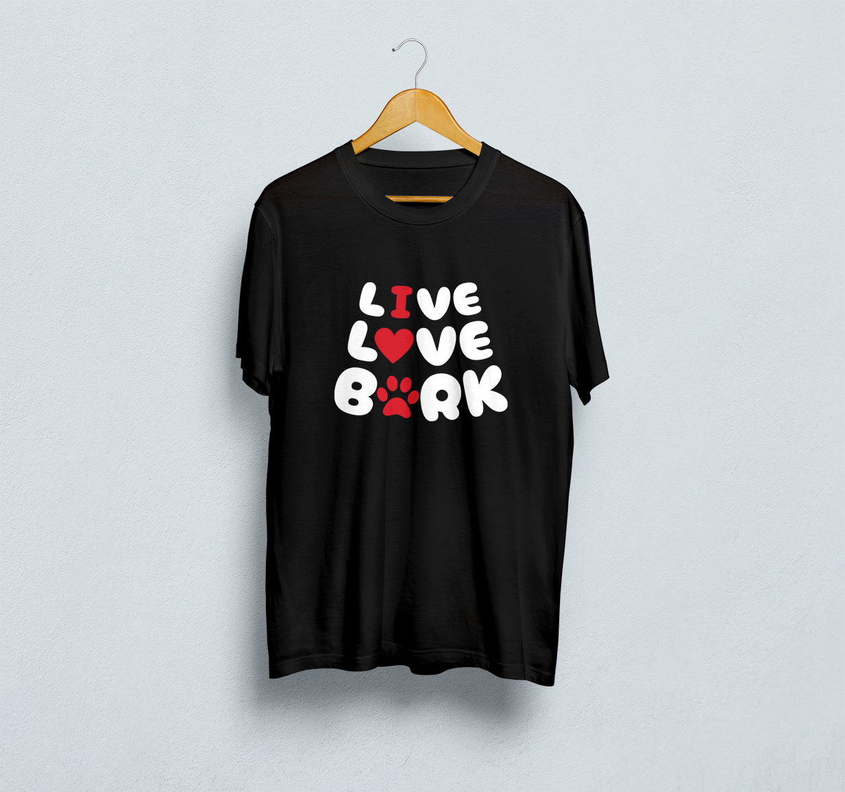 Live Love Bark Classic T-Shirt