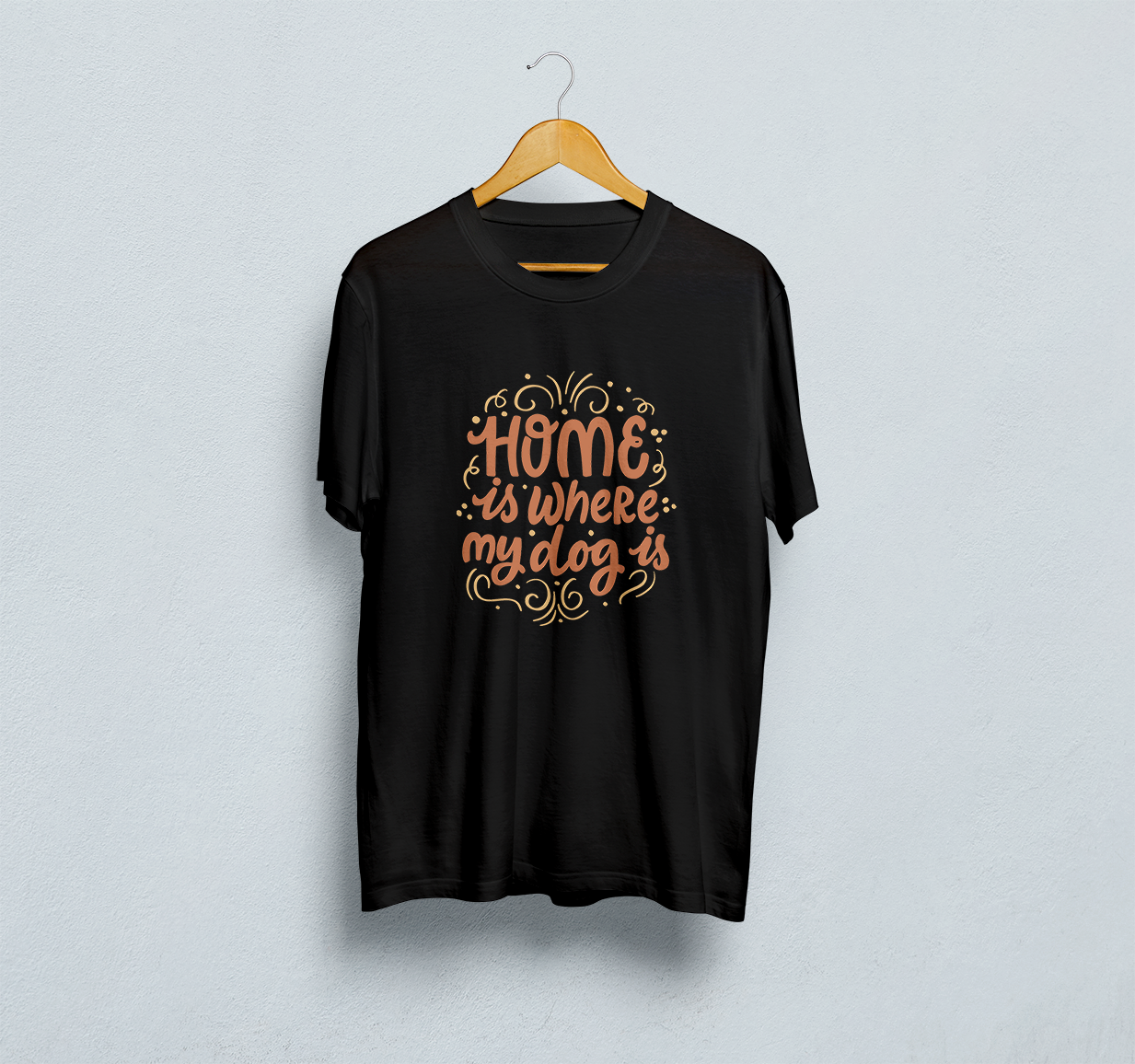 Home Is Where My Dog Is Classic T-Shirt