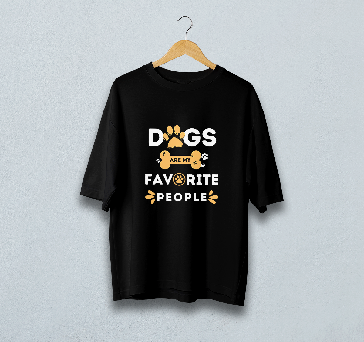Dogs Are My Favourite Oversized T-Shirt
