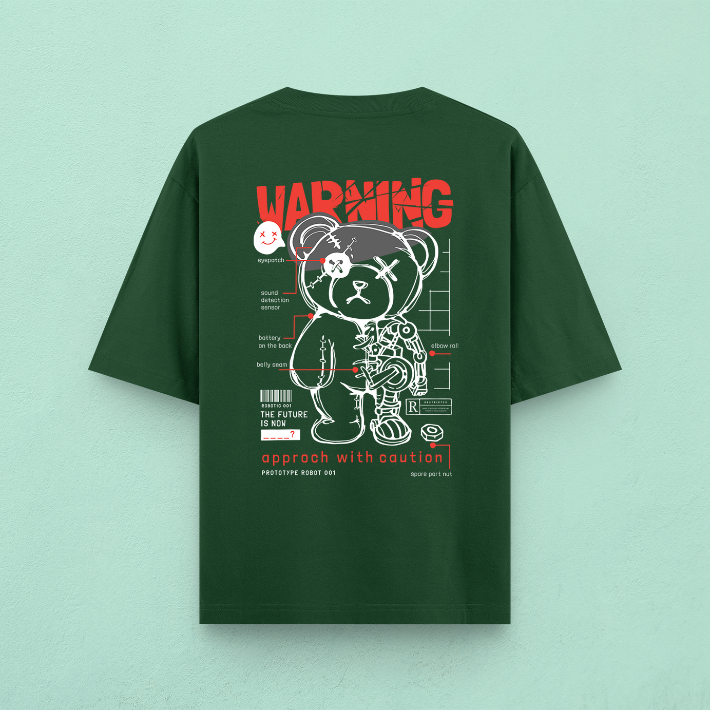 Approach With Caution Oversized T-Shirt