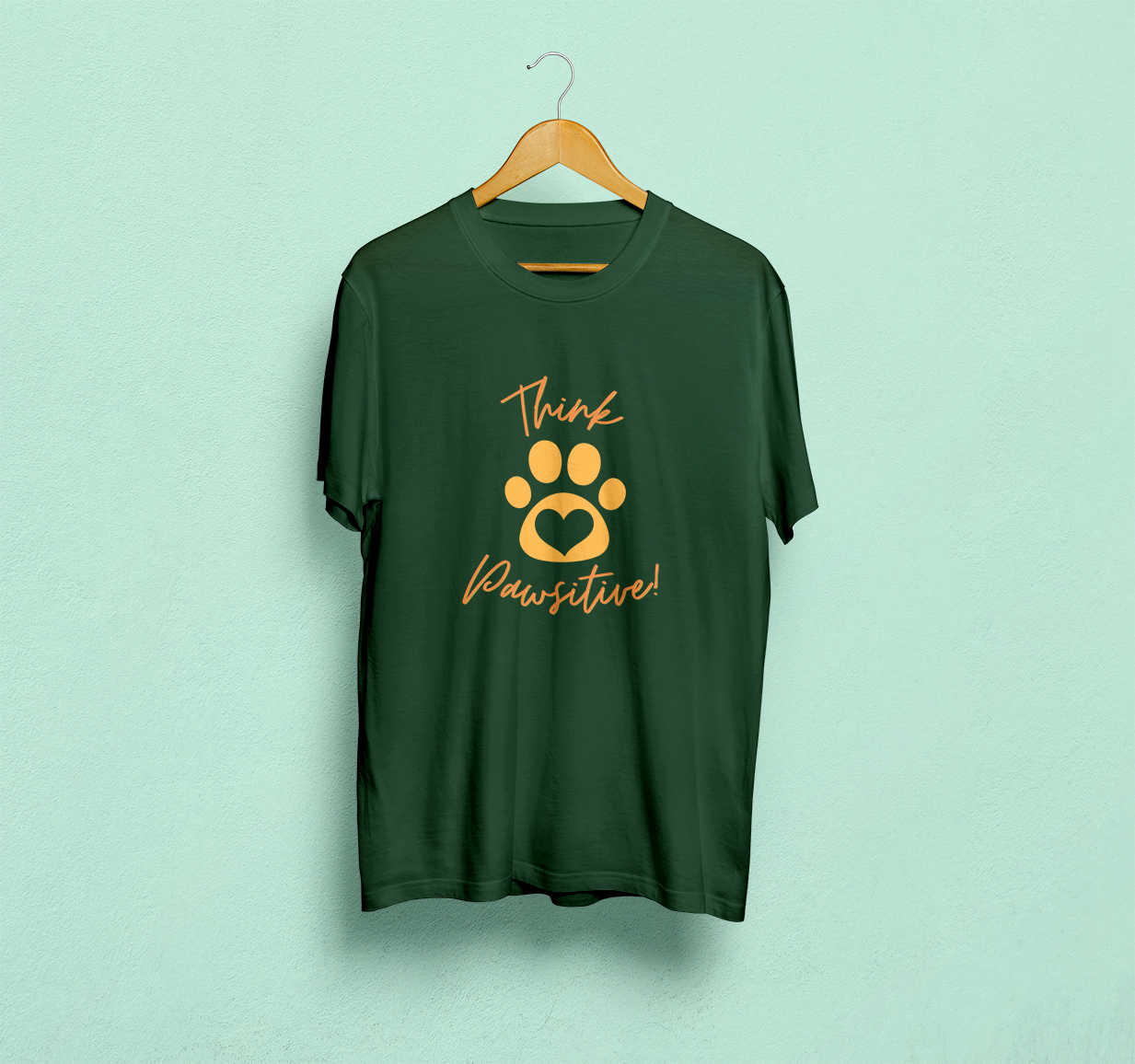 Think Pawsitive Classic T-Shirt