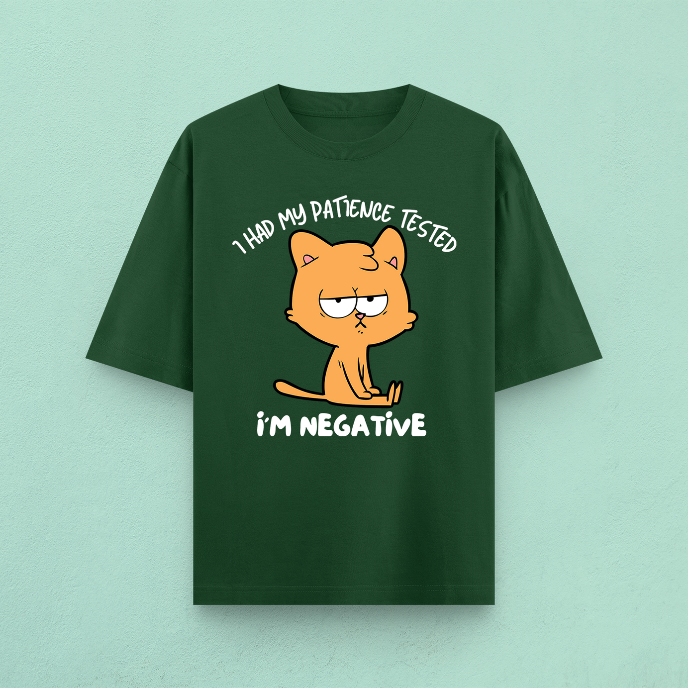 I Had My Patience Tested Oversized T-Shirt