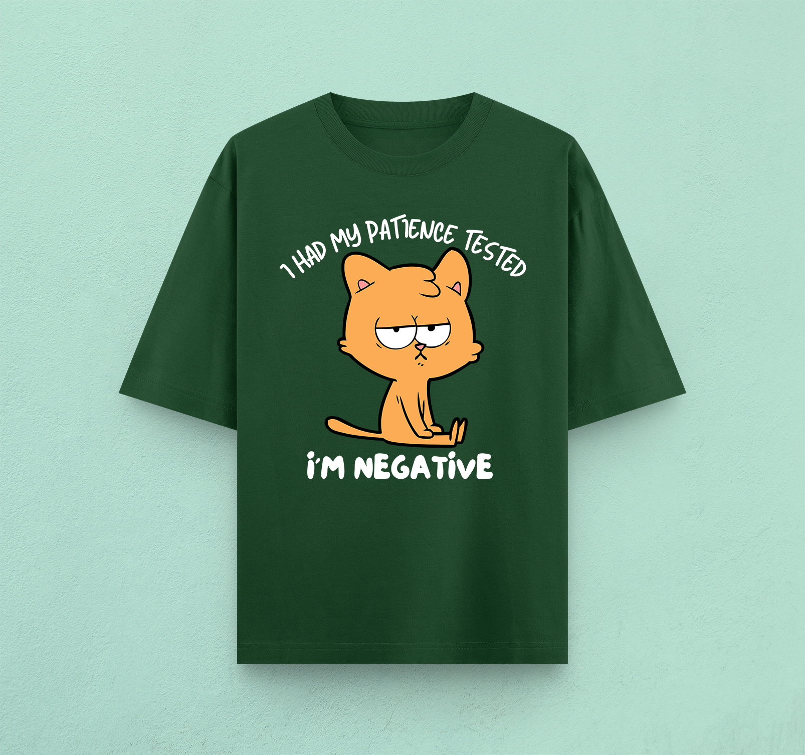 I Had My Patience Tested Oversized T-Shirt