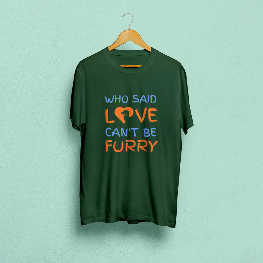 Who Said Love Can't Be Furry Classic T-Shirt