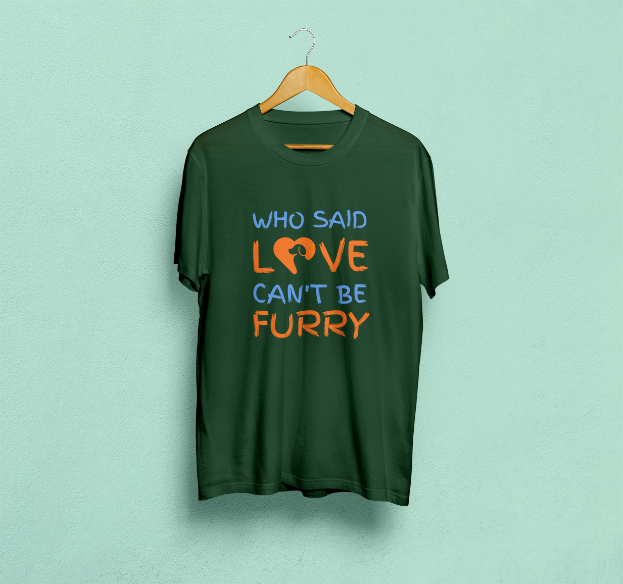 Who Said Love Can't Be Furry Classic T-Shirt