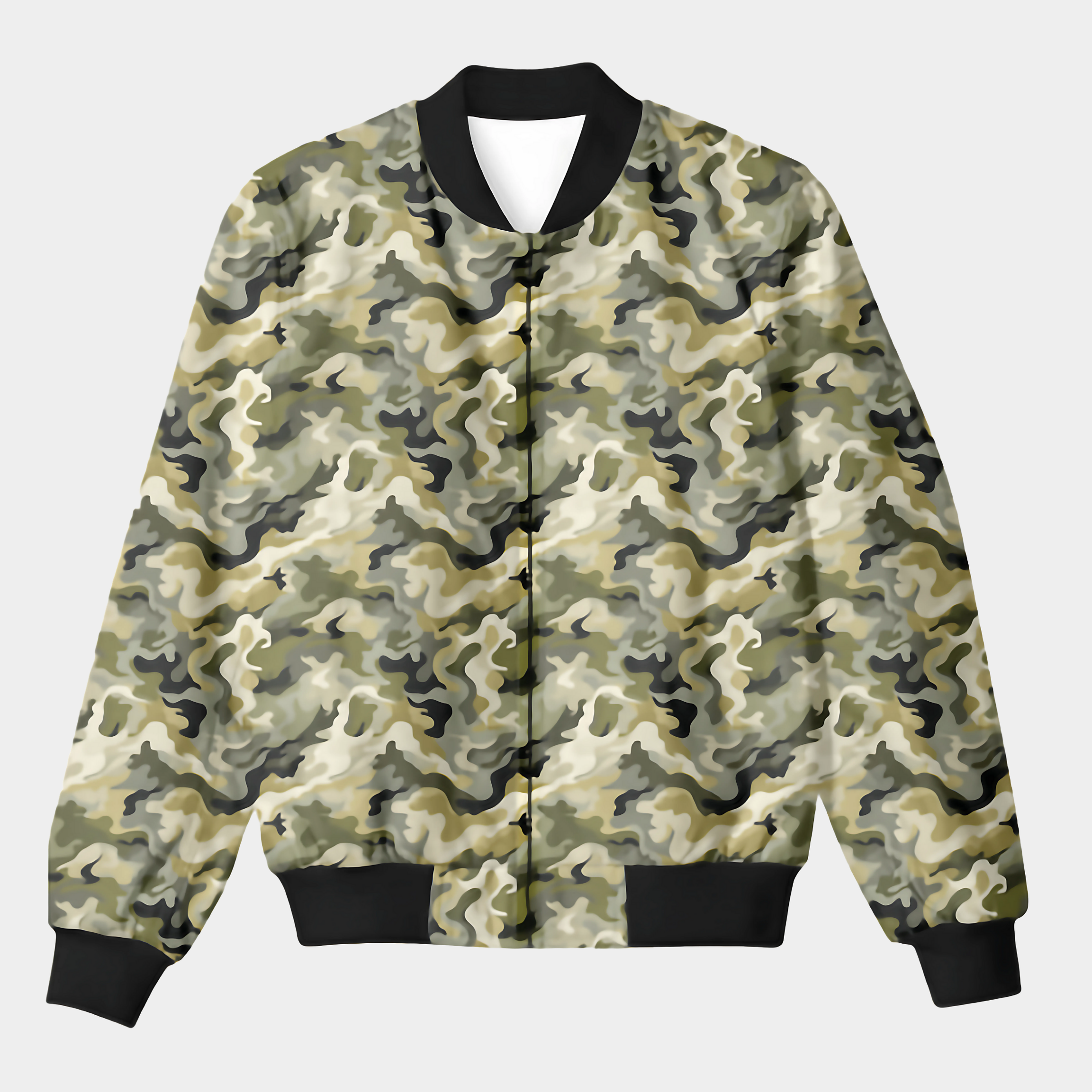 Camouflage Bomber Jacket