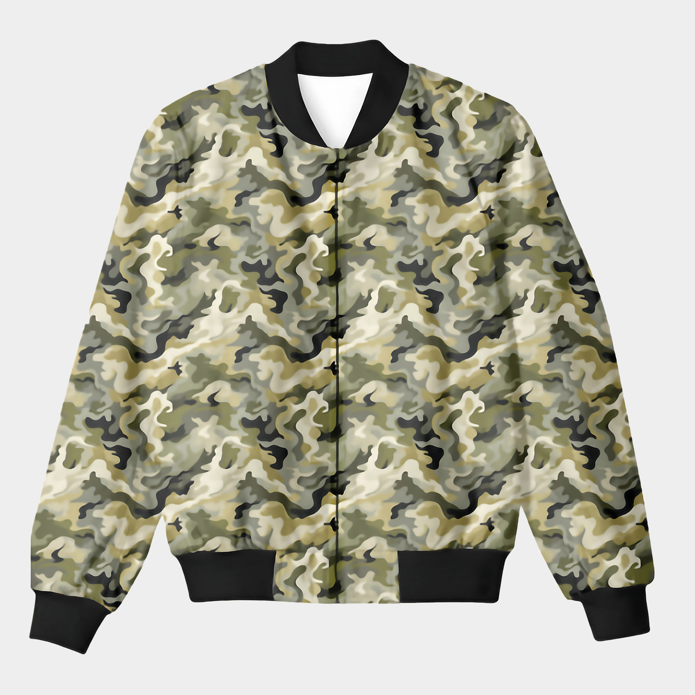 Camouflage Bomber Jacket