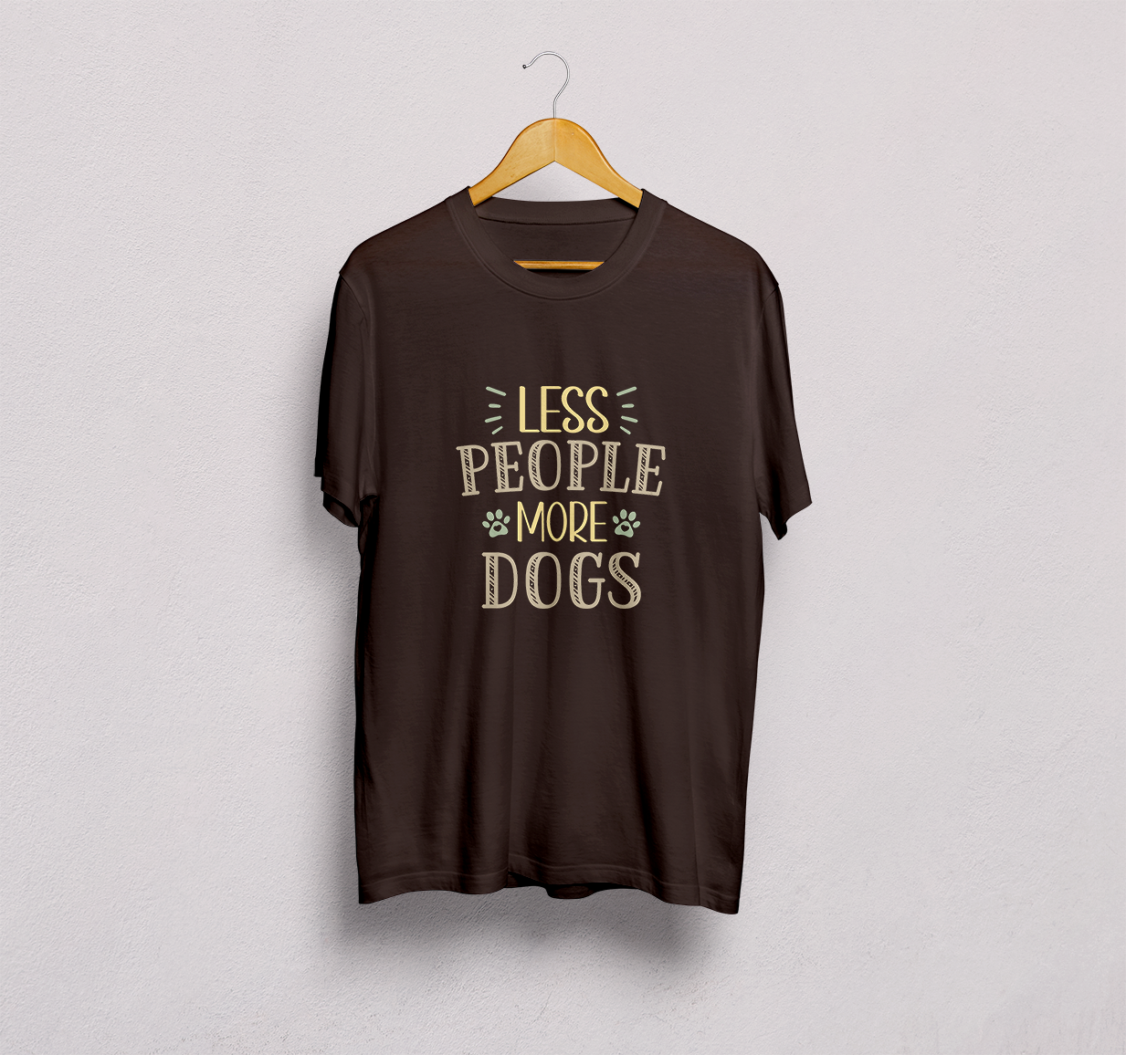 Less People More Dogs Classic T-Shirt
