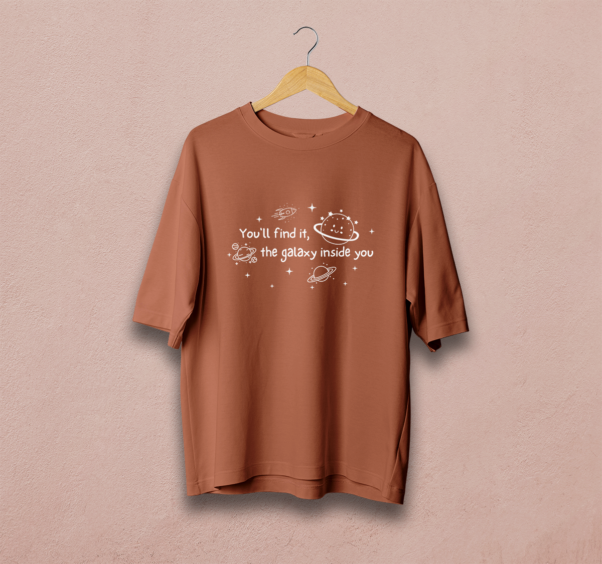 The Galaxy Inside You Oversized T-Shirt