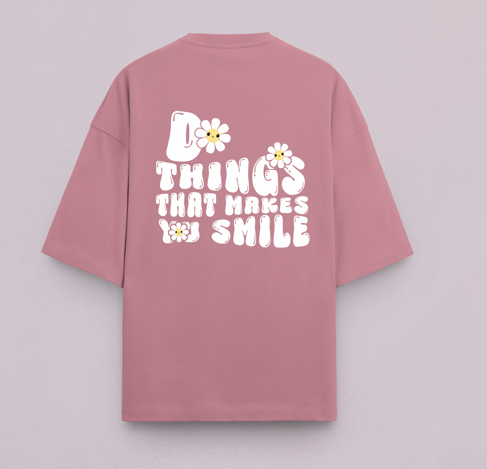 Do Things That Makes You Smile Terry Oversized T-Shirt