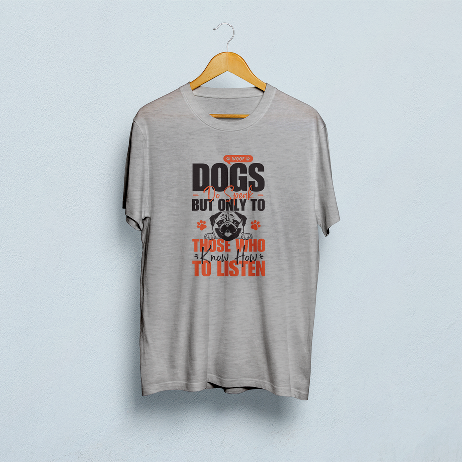 Dogs Do Speak To Those Who Listen Classic T-Shirt