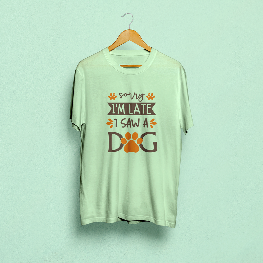 Sorry I'm Late I Saw A Dog Classic T-Shirt