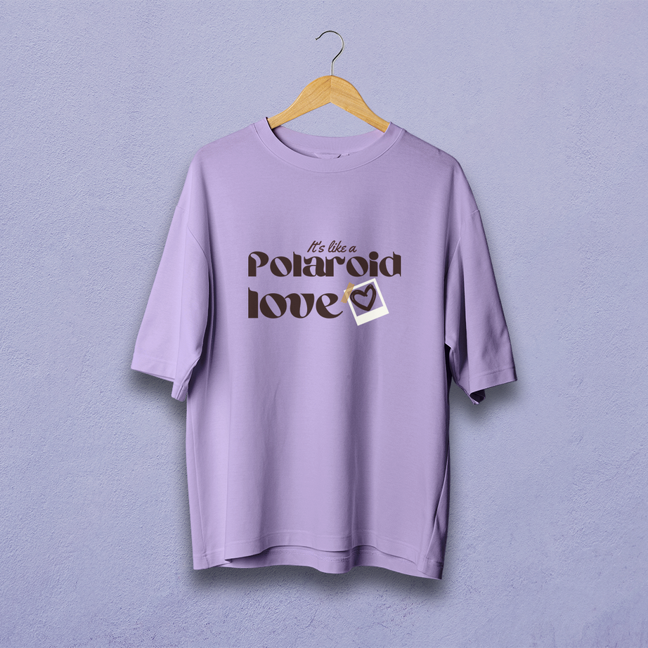 It's Like A Poloroid Love Oversized T-Shirt