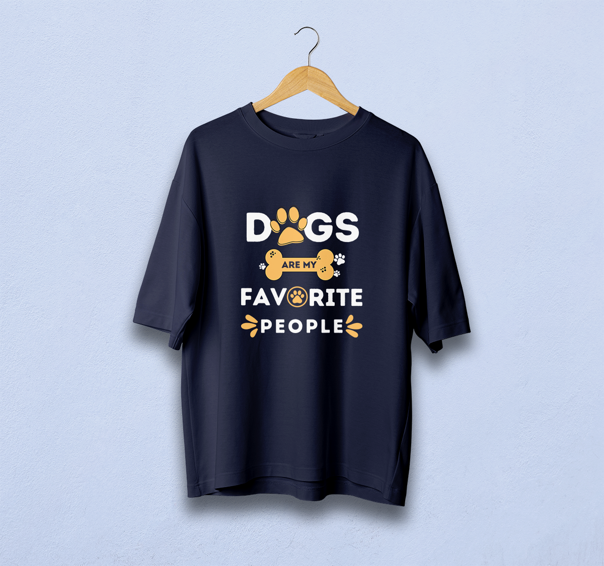 Dogs Are My Favourite Oversized T-Shirt