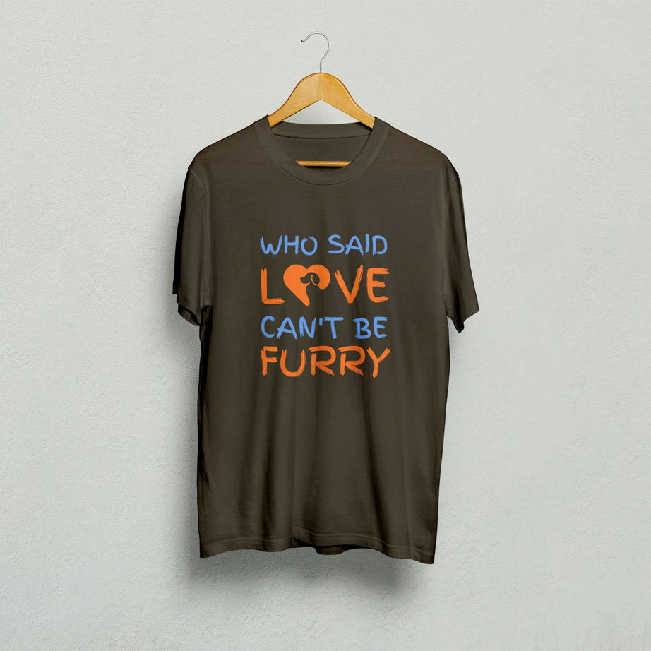 Who Said Love Can't Be Furry Classic T-Shirt