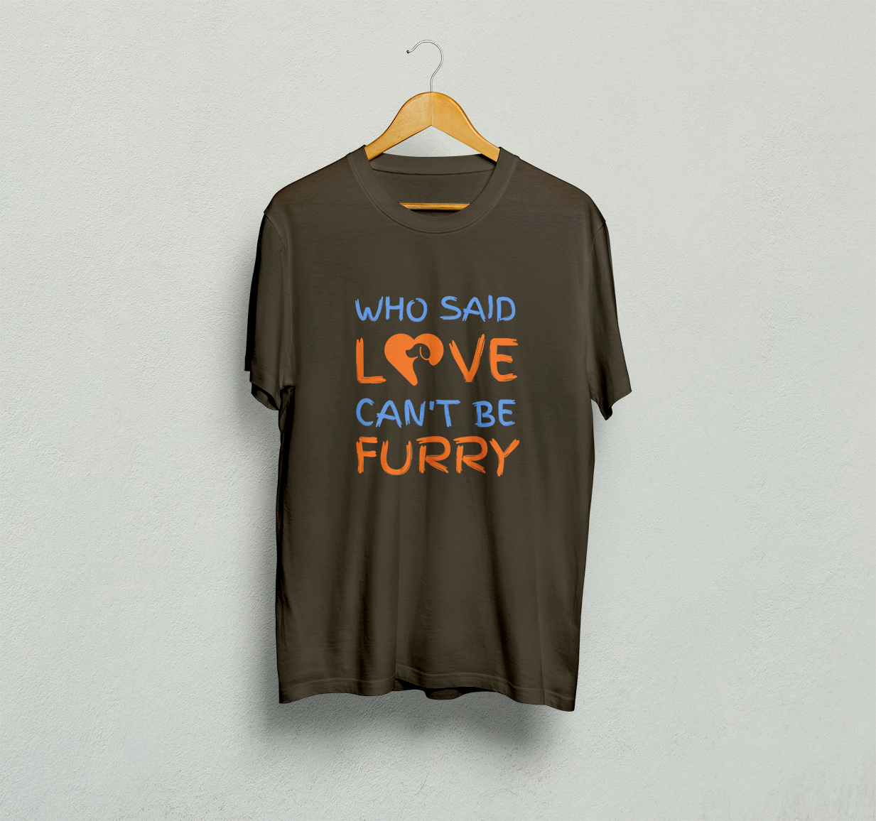 Who Said Love Can't Be Furry Classic T-Shirt