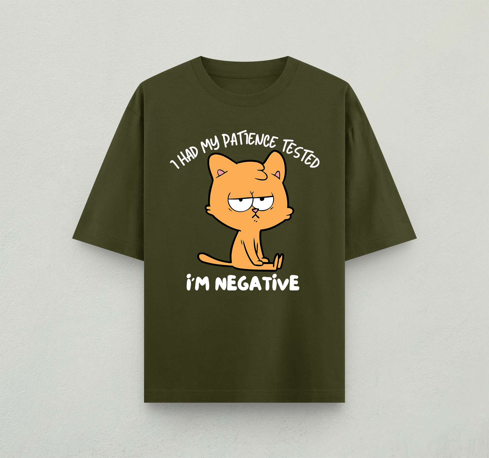 I Had My Patience Tested Oversized T-Shirt