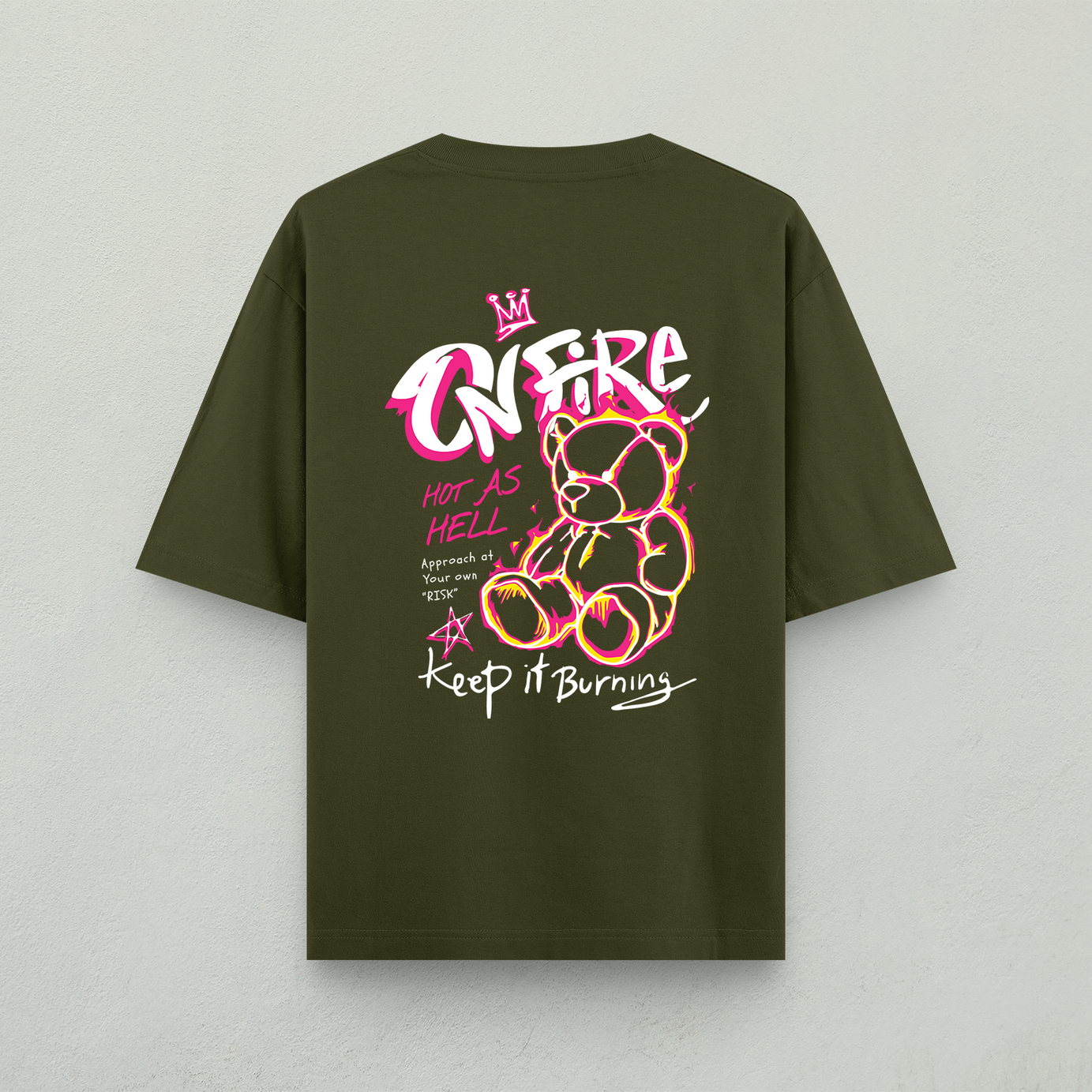 On Fire Oversized T-Shirt