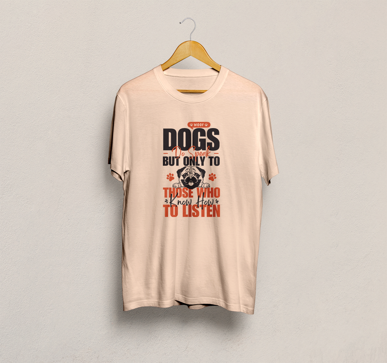 Dogs Do Speak To Those Who Listen Classic T-Shirt
