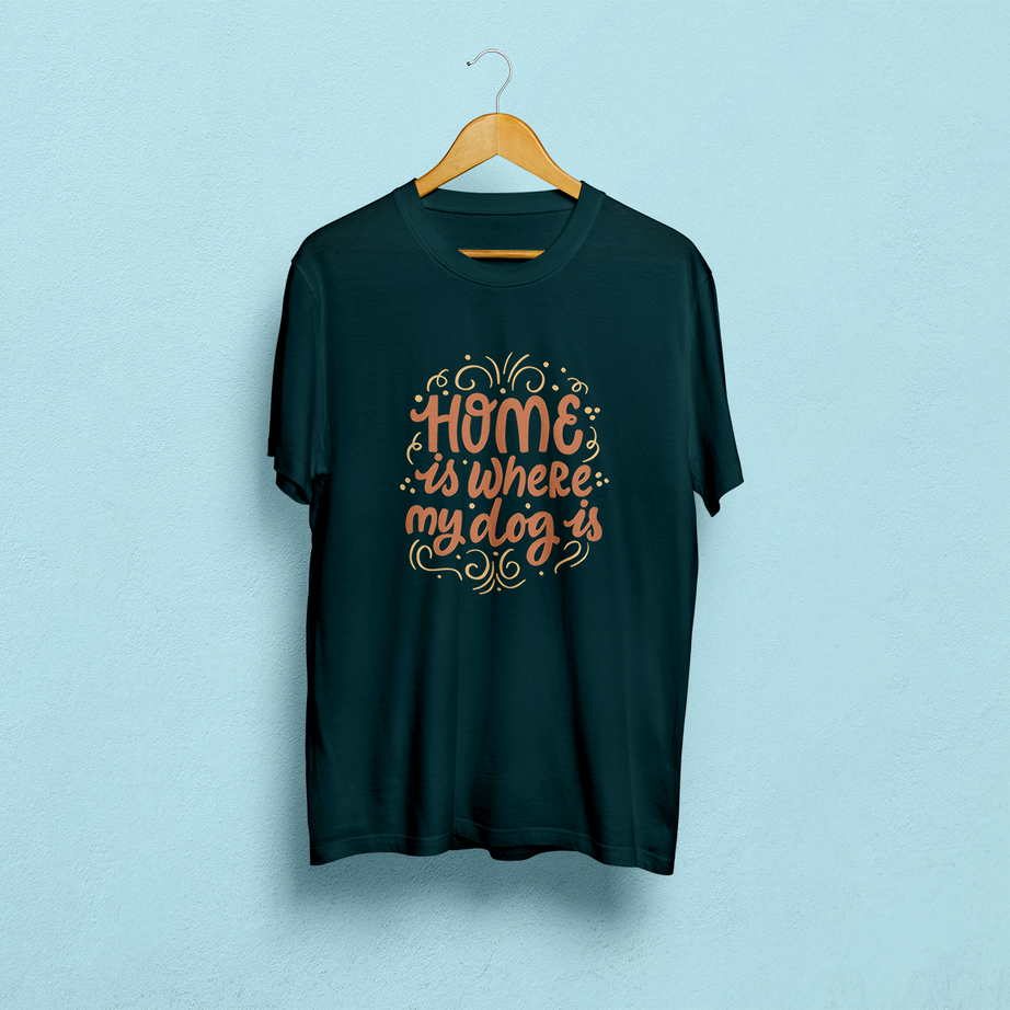 Home Is Where My Dog Is Classic T-Shirt