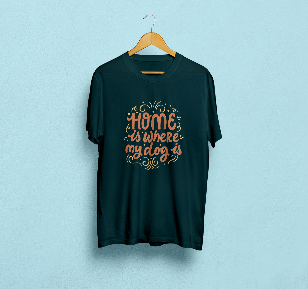 Home Is Where My Dog Is Classic T-Shirt