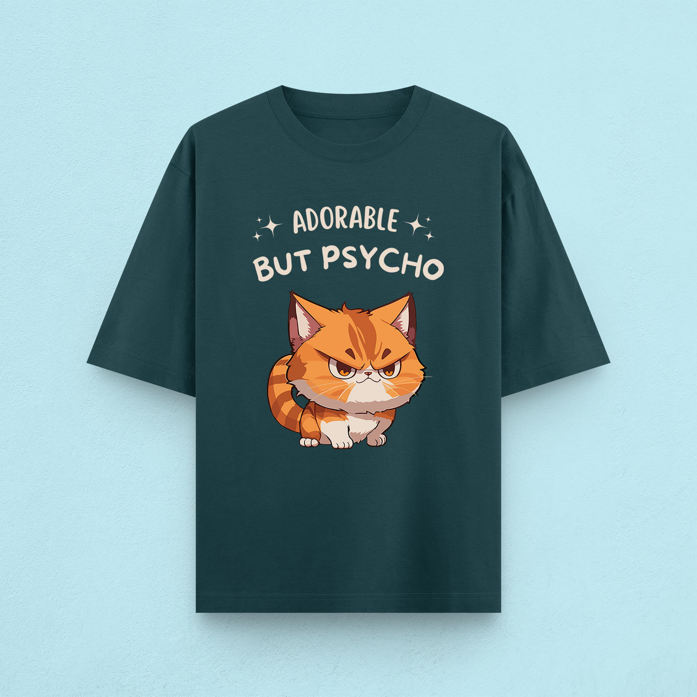 Adorable But Psycho Oversized T-Shirt