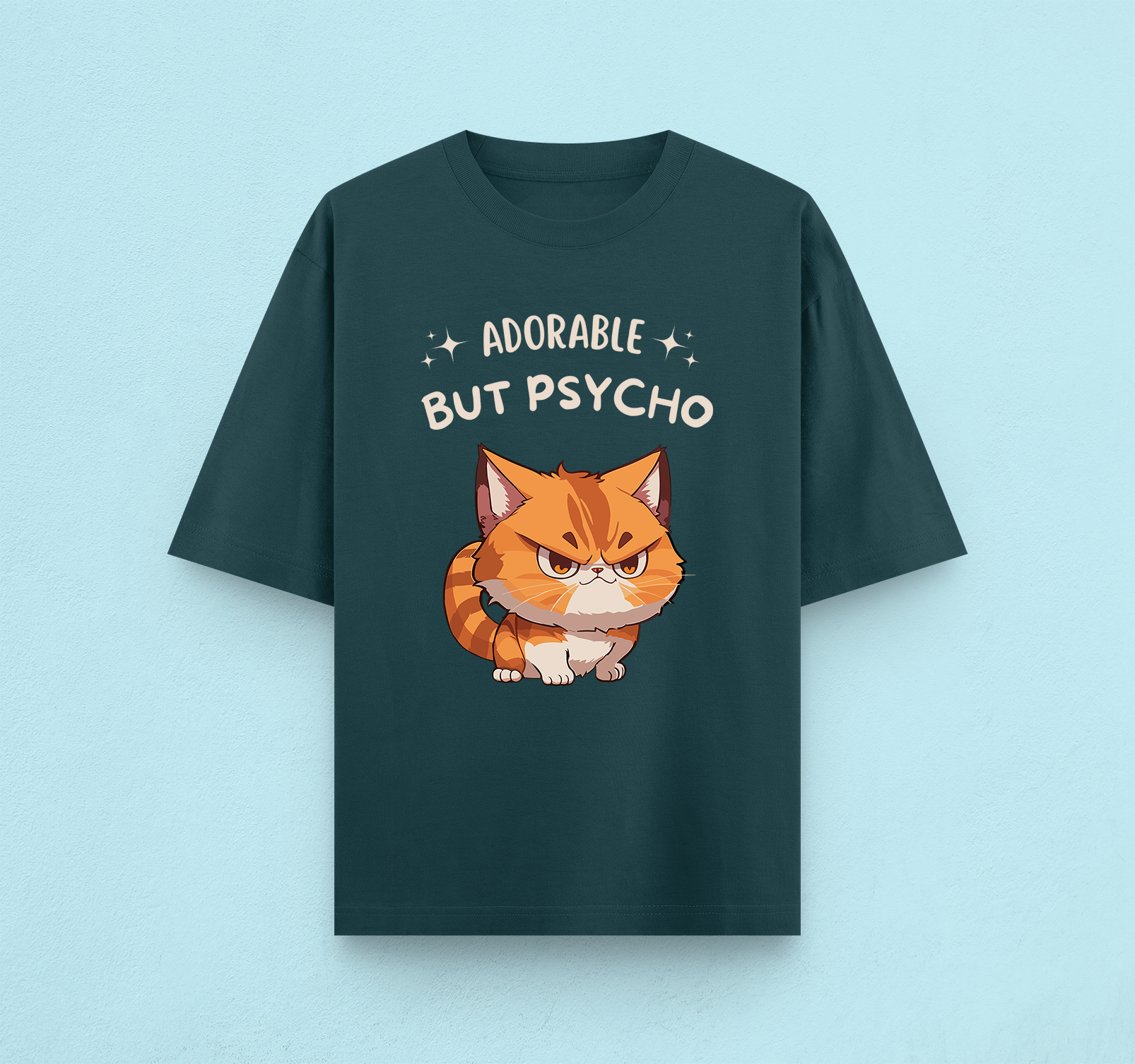 Adorable But Psycho Oversized T-Shirt