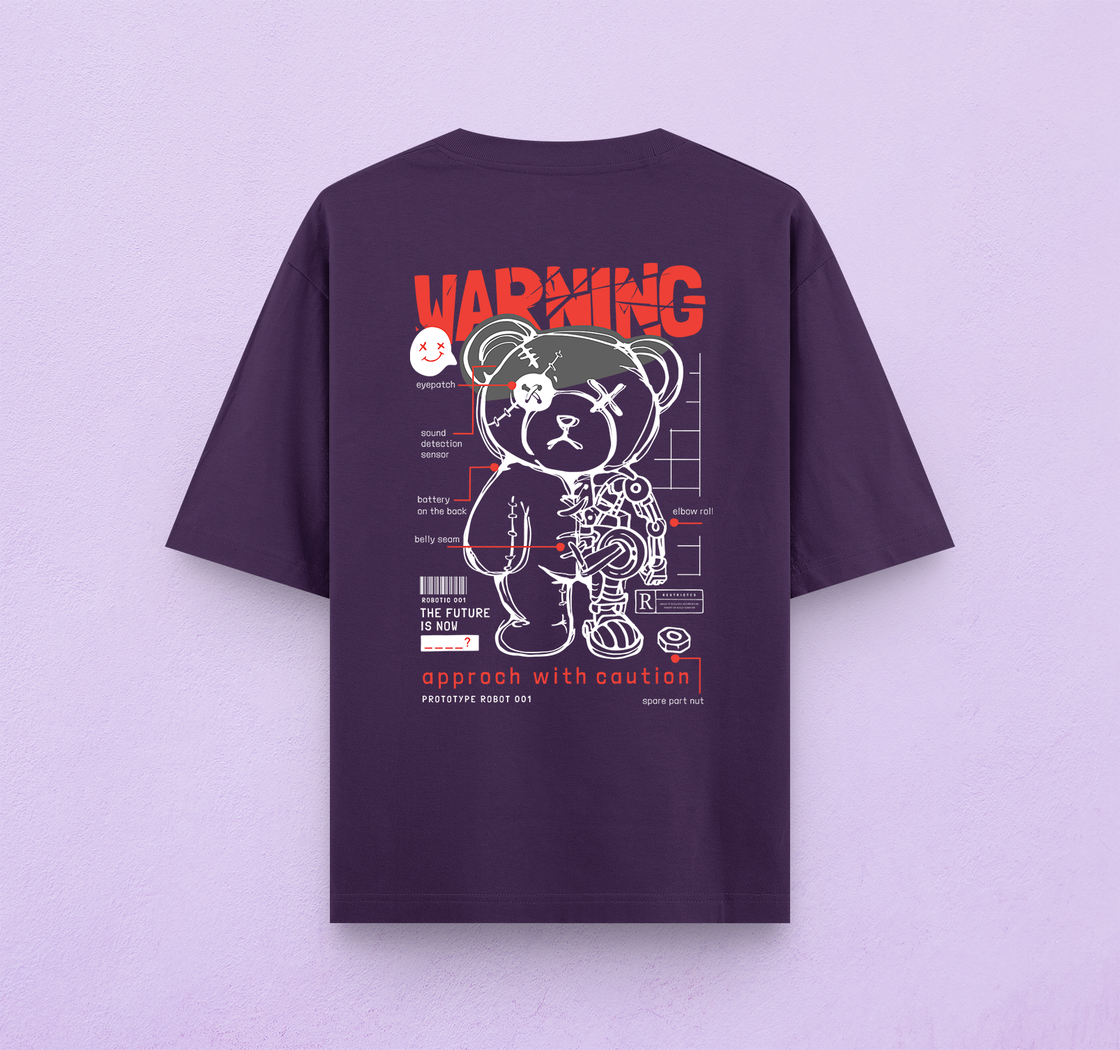 Approach With Caution Oversized T-Shirt