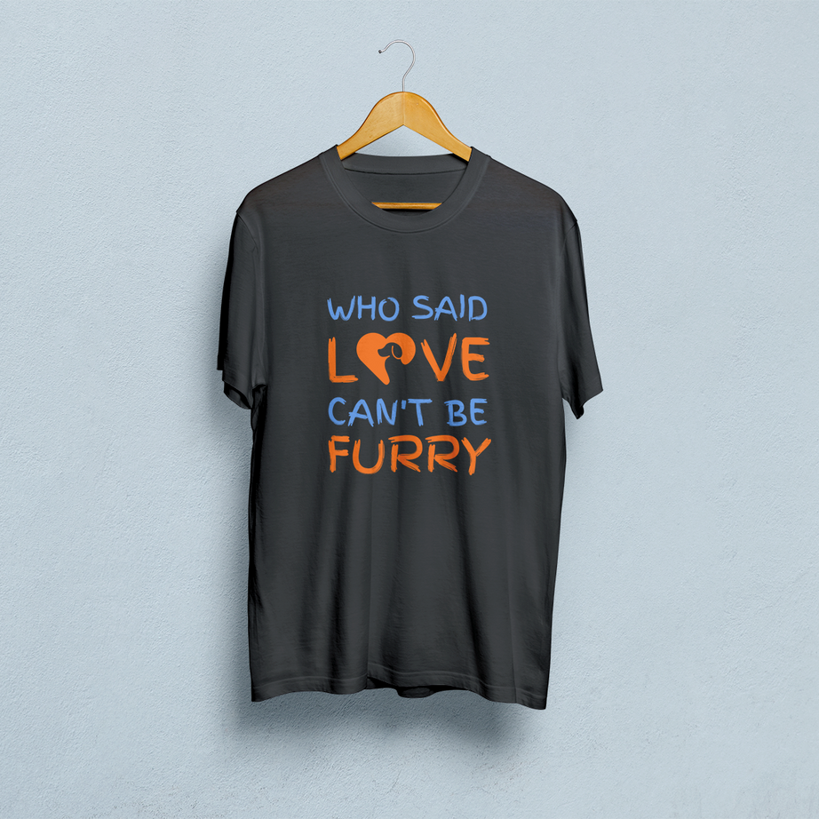 Who Said Love Can't Be Furry Classic T-Shirt