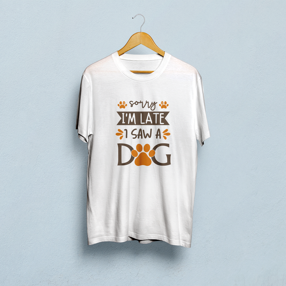 Sorry I'm Late I Saw A Dog Classic T-Shirt