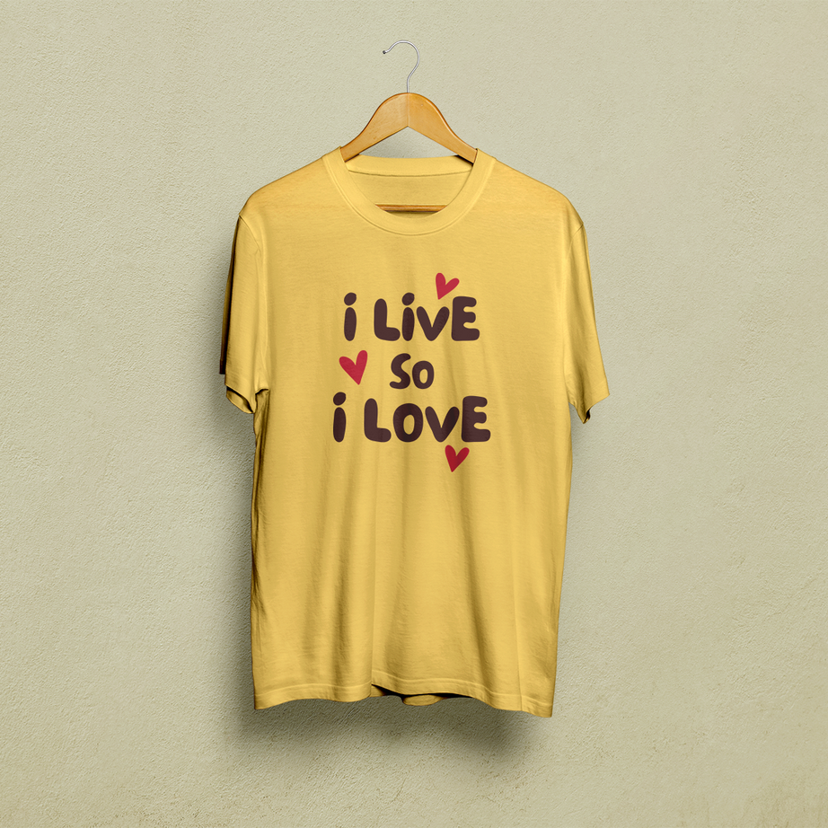 I Live So I Love Classic T-Shirt